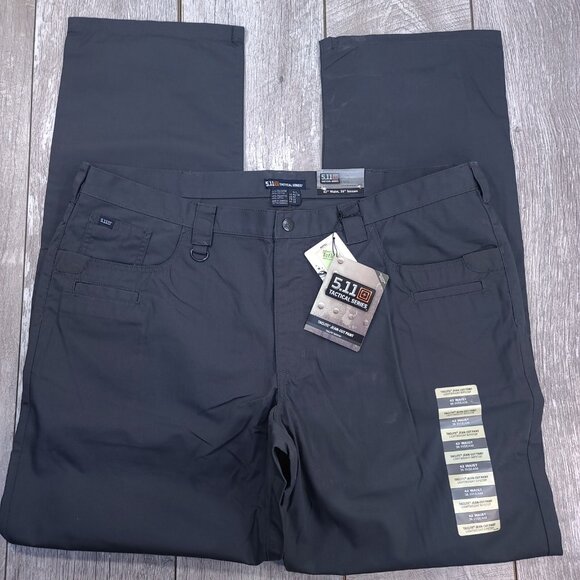 5.11 Tactical Mens 42x36 Gray Taclite Ripstop Jean Cut Mid Rise Straight Leg - Picture 4 of 9